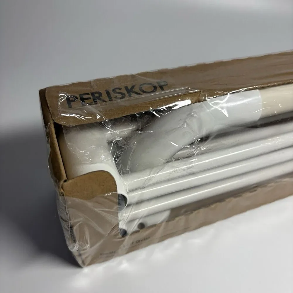 New IKEA Periskop Towel Rods Holders White Enamel Metal Swivel 958.072.10